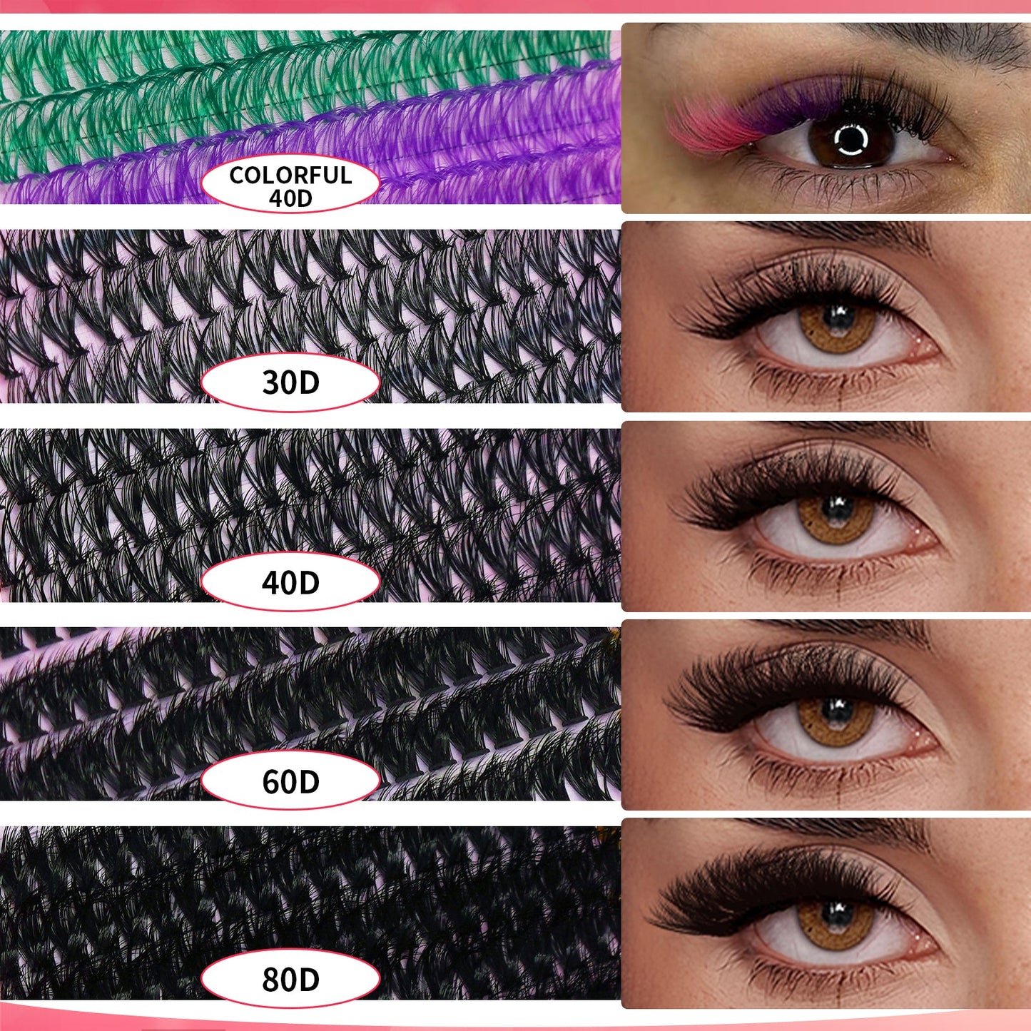 ✨Individual Eyelash Kit, 1 BoxMixed Length & Styles Natural Look Eyelashes Extension, Self Grafting Curl Eyelashes,Eyelash Glue Extension, Eye Makeup Enhancement, Lash Clusters Kit, Makeup,Lash Clusters, Eyelashes Clusters