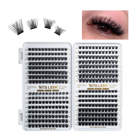 384PCS  Cluster Lahses Book