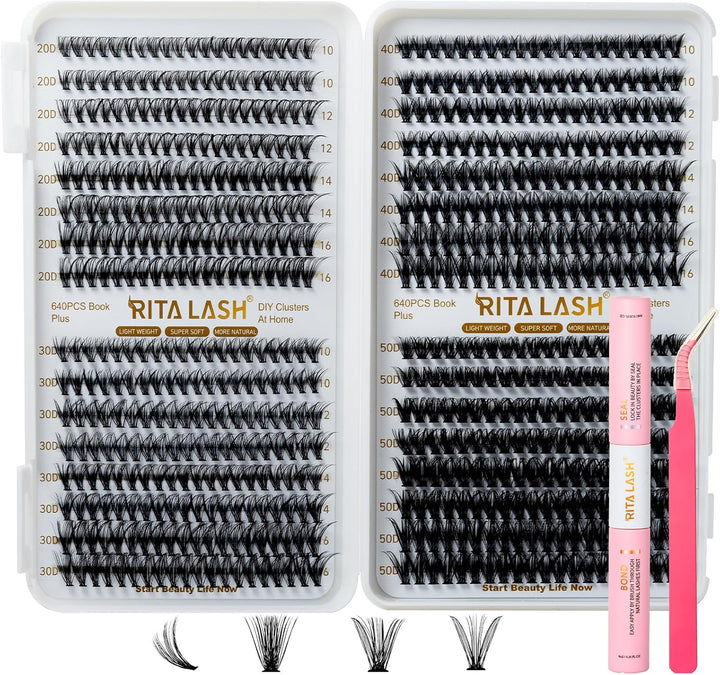 20D+30D+40D+50D Lash Extension Kit 640pcs