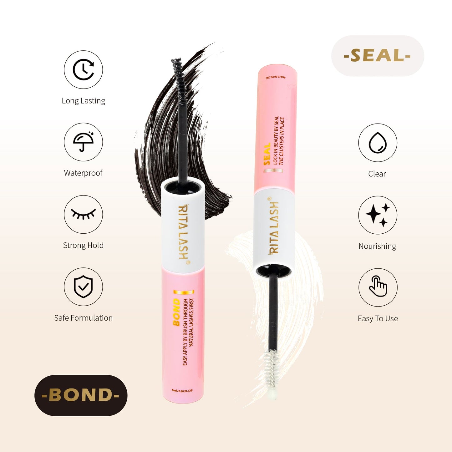 Cluster lashes bond&seal glue