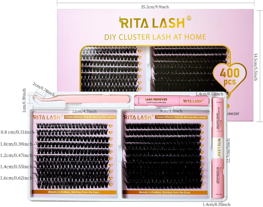60D+100D Cluster Lash Kit,8-16mm