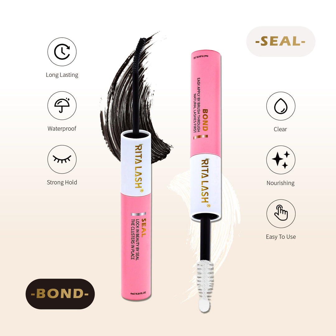 🌟RITALASH 12ML Lash Bond & Overnight Sealer – 2-in-1 Long-Lasting Eyelash Glue