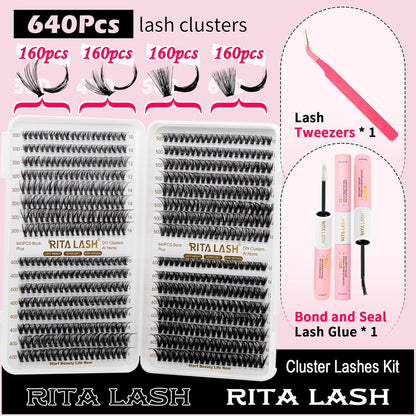 30D+40D+50D+60D Lash Extension Kit 640pcs