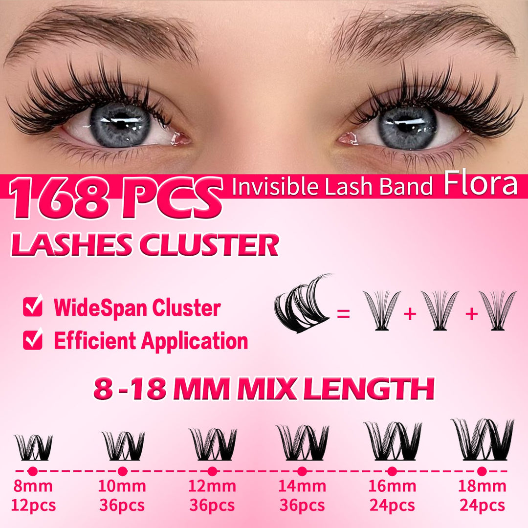 Flora Lash Clusters