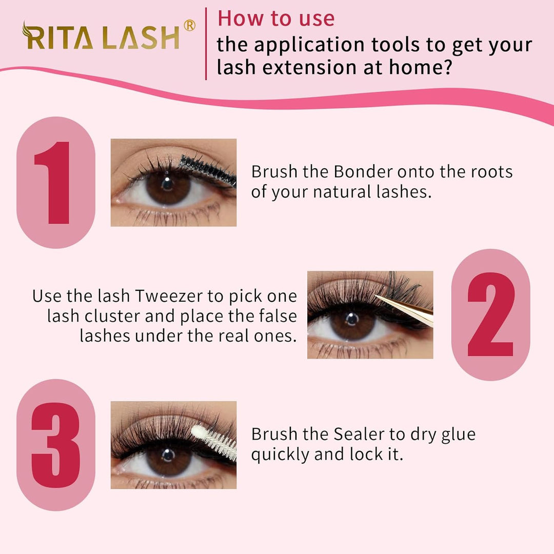 10D+20D+30D+40D Lash Extension Kit 640pcs