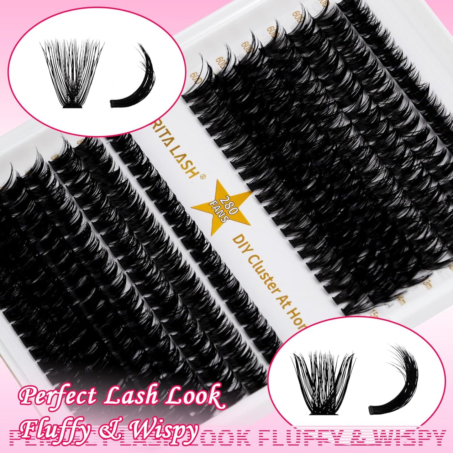 60D+80D Lash Extension Kit 8-16mm 280pcs
