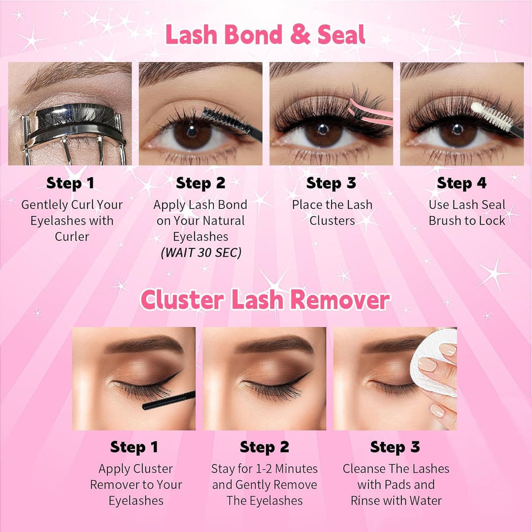 💖RITALASH 800PCS DIY Lash Extension Kit Book – 10+30+50+80D