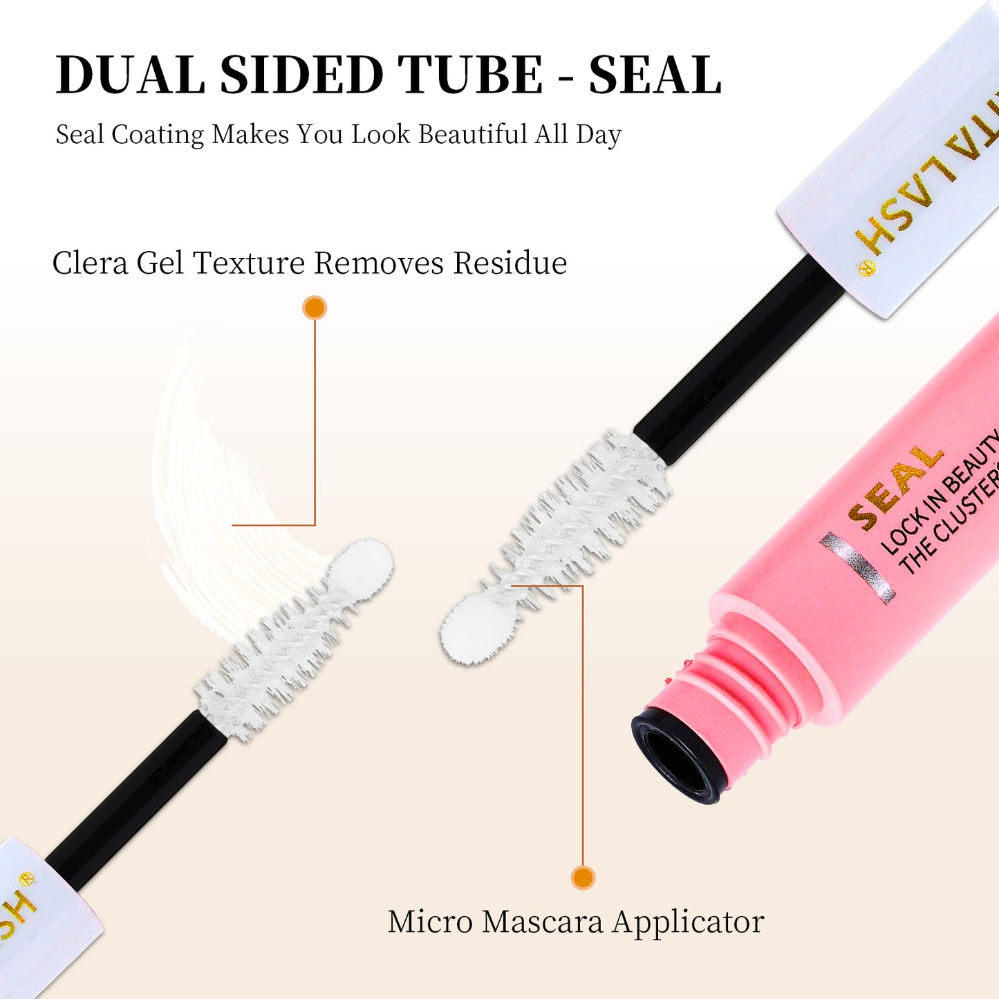 🌟RITALASH RITALASH 12ML Lash Bond & Overnight Sealer For Lash Clusters DIY Eyelashes Glue Lash Overnighter Black Lash Sealant 2 In 1 Long Lasting For 14 Days Hold