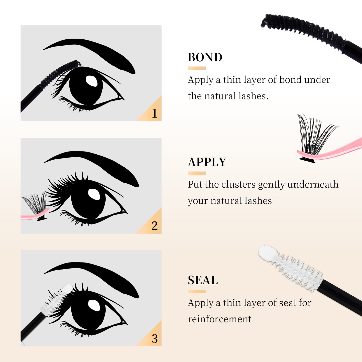 🌟RITALASH RITALASH 12ML Lash Bond & Overnight Sealer For Lash Clusters DIY Eyelashes Glue Lash Overnighter Black Lash Sealant 2 In 1 Long Lasting For 14 Days Hold