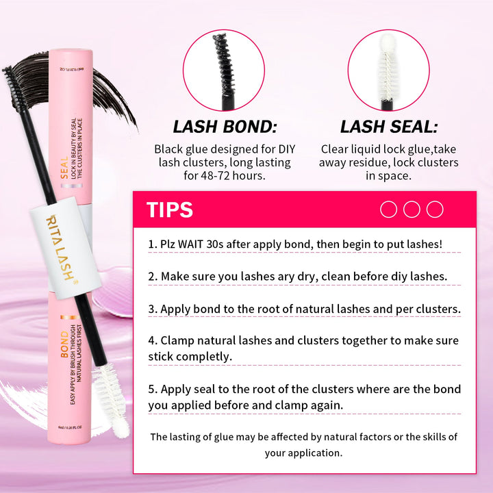 400pcs DIY Cluster Lashes Kit