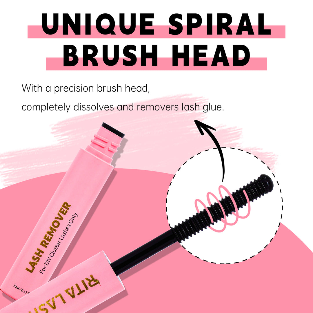 💖RITALASH 400pcs D Curl Cluster Lash Kit MIX 60D+100D Black Individual Eyelashes D Curl