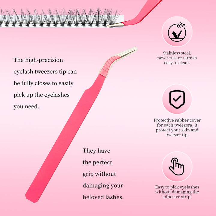 🌟RITALASH D Curl Individual Lash Cluster Book – 640PCS Reusable DIY Lashes for Effortless Extensions